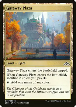 1x Gateway Plaza - NM English MTG - Guilds of Ravnica - Image 1