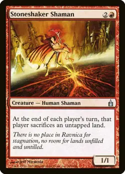 1x Stoneshaker Shaman - NM English MTG - Ravnica - Image 1
