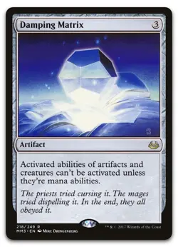 Damping Matrix #218 (NM) Modern Masters 2017 MM3 Magic MTG - Image 1