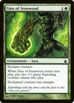 1x Fists of Ironwood - NM English MTG - Ravnica - Image 1