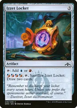 1x Izzet Locket - NM English MTG - Guilds of Ravnica - Image 1