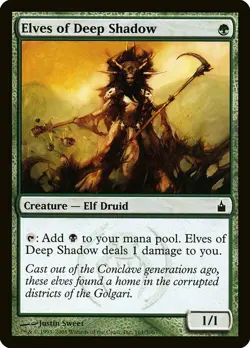 1x Elves of Deep Shadow - NM English MTG - Ravnica - Image 1