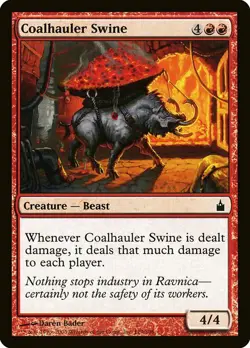 1x Coalhauler Swine - NM English MTG - Ravnica - Image 1