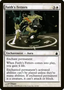 1x Faith's Fetters - NM English MTG - Ravnica - Image 1