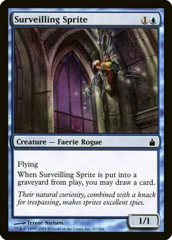 1x Surveilling Sprite - NM English MTG - Ravnica - Image 1