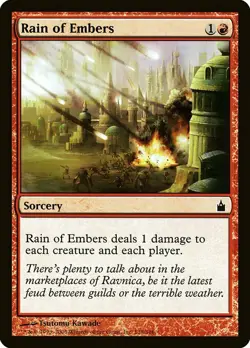 1x Rain of Embers - NM English MTG - Ravnica - Image 1