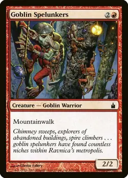 1x Goblin Spelunkers - NM English MTG - Ravnica - Image 1