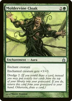 1x Moldervine Cloak - NM English MTG - Ravnica - Image 1