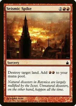 1x Seismic Spike - NM English MTG - Ravnica - Image 1