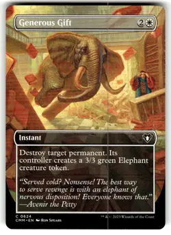 Generous Gift (Borderless) Commander Masters Regular - Image 1