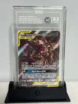 Umbreon & Darkrai GX SM241 Pokemon Sun & Moon Tag Team TAG 8.5 Promo Alt Art - Image 1
