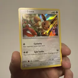 Eevee 48/68 Hidden Fates Holo Pokemon Holo Rare - Image 3
