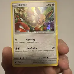 Eevee 48/68 Hidden Fates Holo Pokemon Holo Rare - Image 4