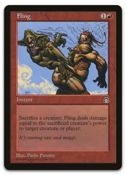 Fling (LP) Stronghold STH Magic MTG - Image 1