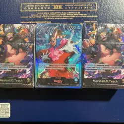 3 Starter Deck 25: 1 Blue Buggy/ 2 Marshall.D.teach- ST-25 One Piece DECK ONLY - Image 1