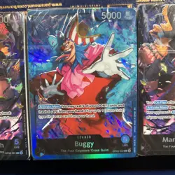 3 Starter Deck 25: 1 Blue Buggy/ 2 Marshall.D.teach- ST-25 One Piece DECK ONLY - Image 2