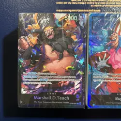 3 Starter Deck 25: 1 Blue Buggy/ 2 Marshall.D.teach- ST-25 One Piece DECK ONLY - Image 3