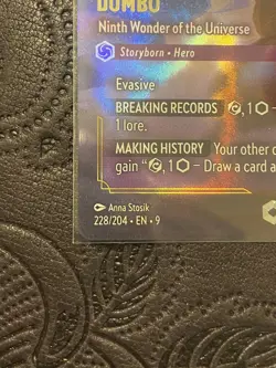 Disney Lorcana: Fabled - Dumbo Ninth Wonder Of The Universe - Enchanted 228/204 - Image 5