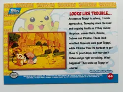 Topps Pokemon the First Movie Rainbow Foil 44 Looks Like Trouble - Image 2