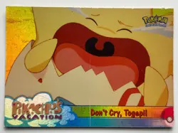 Topps Pokemon the First Movie Rainbow Foil 43 Don't Cry Togepi - Image 1