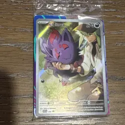 N's Zorua 189 Sv: Scarlet & Violet Promo Cards Holo Sealed - Image 1