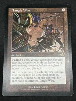 Magic the Gathering MTG Tangle Wire Artifact Nemesis Rare - Image 1