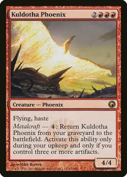 1x Kuldotha Phoenix - NM English MTG - Scars of Mirrodin - Image 1