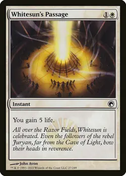 1x Whitesun's Passage - NM English MTG - Scars of Mirrodin - Image 1