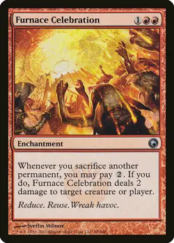 1x Furnace Celebration - NM English MTG - Scars of Mirrodin - Image 1