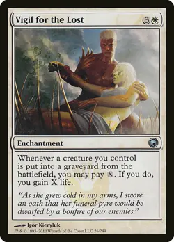 1x Vigil For The Lost - NM English MTG - Scars of Mirrodin - Image 1