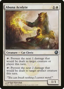1x Abuna Acolyte - NM English MTG - Scars of Mirrodin - Image 1