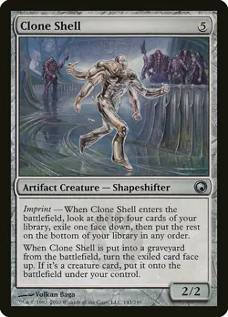 1x Clone Shell - NM English MTG - Scars of Mirrodin - Image 1