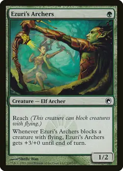 1x Ezuri's Archers - NM English MTG - Scars of Mirrodin - Image 1