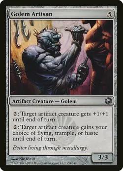 1x Golem Artisan - NM English MTG - Scars of Mirrodin - Image 1
