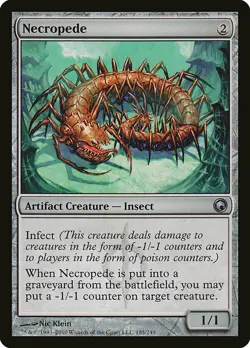 1x Necropede - NM English MTG - Scars of Mirrodin - Image 1