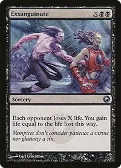 1x Exsanguinate - NM English MTG - Scars of Mirrodin - Image 1