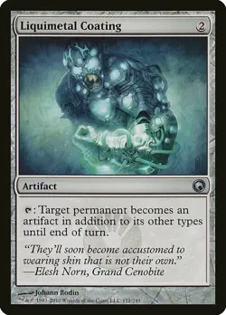 1x Liquimetal Coating - NM English MTG - Scars of Mirrodin - Image 1