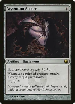 1x Argentum Armor - NM English MTG - Scars of Mirrodin - Image 1