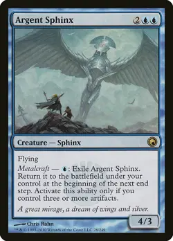 1x Argent Sphinx - NM English MTG - Scars of Mirrodin - Image 1