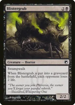 1x Blistergrub - NM English MTG - Scars of Mirrodin - Image 1