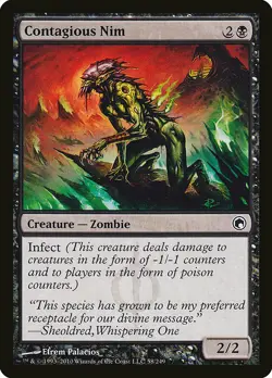 1x Contagious Nim - NM English MTG - Scars of Mirrodin - Image 1