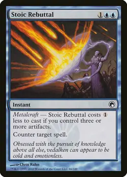 1x Stoic Rebuttal - NM English MTG - Scars of Mirrodin - Image 1