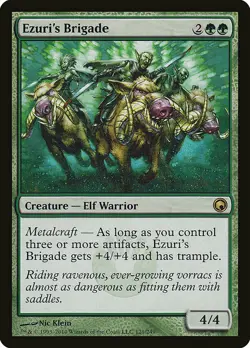1x Ezuri's Brigade - NM English MTG - Scars of Mirrodin - Image 1