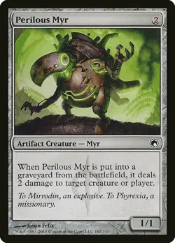 1x Perilous Myr - NM English MTG - Scars of Mirrodin - Image 1