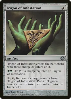 1x Trigon Of Infestation - NM English MTG - Scars of Mirrodin - Image 1