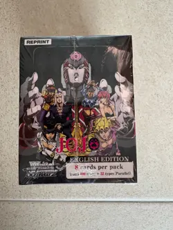 SEALED Weiss Schwarz ENGLISH JoJo's Bizarre Adventure REPRINT Booster Box - Image 3