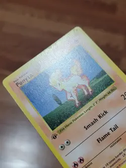 Ponyta - 1ST EDITION - SHADOWLESS - 1999 BASE SET card # 60/102 - MP - Image 2