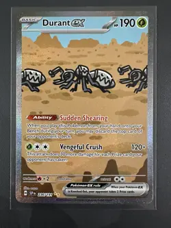 Pokemon Durant EX 236/191 Surging Sparks Special Illustration Rare Card NM - Image 1