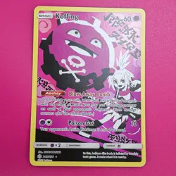 Koffing 243/236 Cosmic Eclipse 2019 Secret Rare Full Art Holo Pokemon Card - NM - Image 2