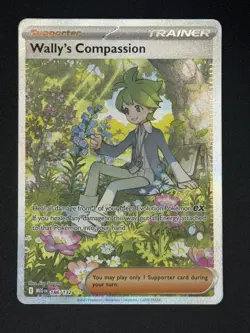 Pokemon Cards Wally's Compassion 186/132 Mega Evolution NM - Image 1